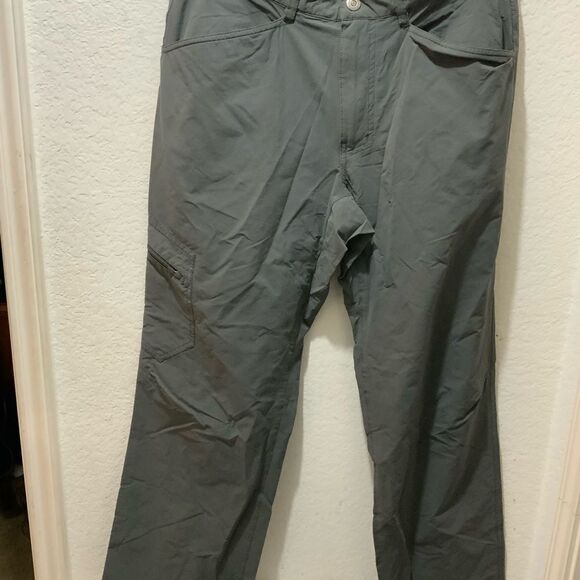 Patagonia Lightweight Stretch Nylon Hiking Pants Men's 35 Gray - Picture 1 of 11